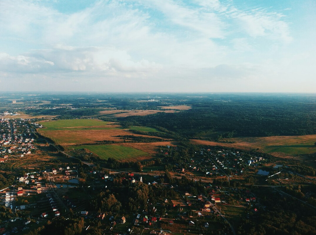 polish small town landscape