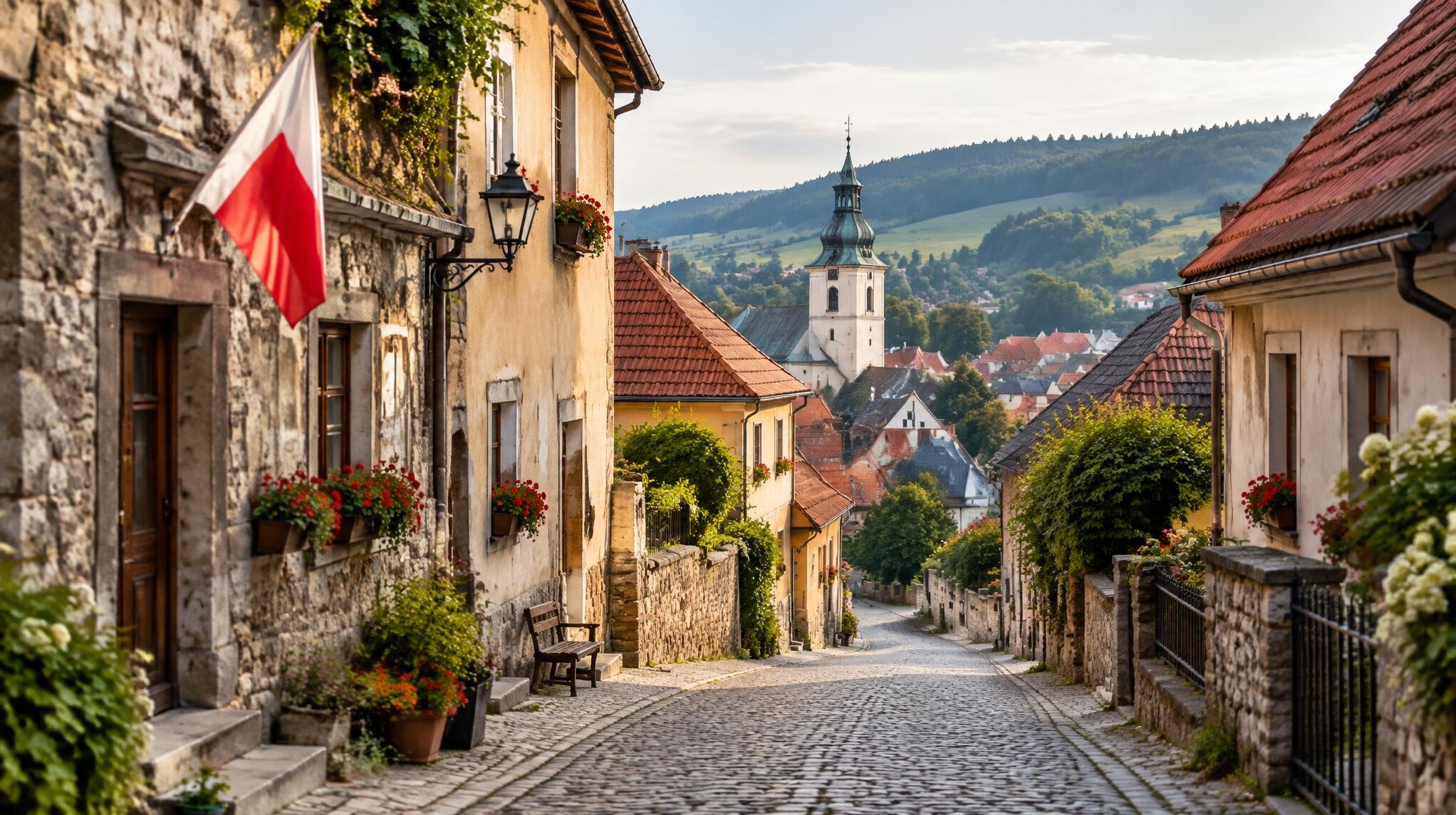 hidden polish town street