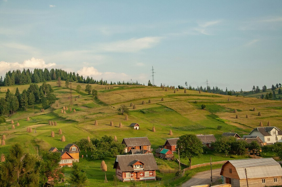 polish village landscape
