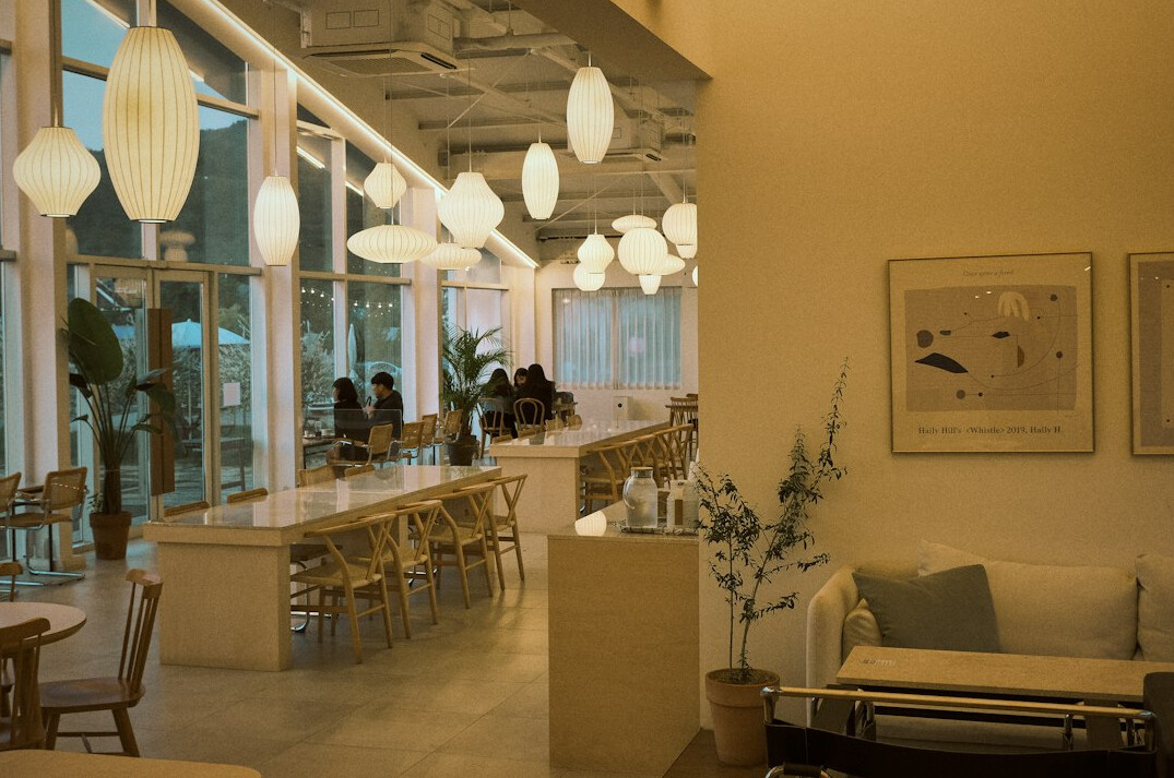 cozy cafe interior